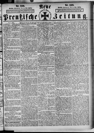 Neue preußische Zeitung vom 15.05.1870