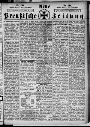 Neue preußische Zeitung vom 18.05.1870