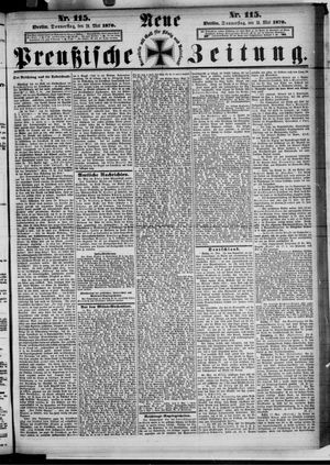 Neue preußische Zeitung on May 19, 1870