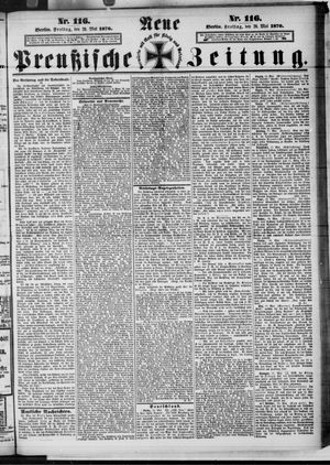 Neue preußische Zeitung vom 20.05.1870