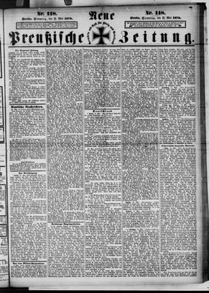 Neue preußische Zeitung on May 22, 1870