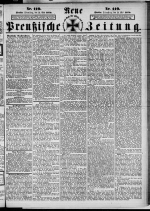 Neue preußische Zeitung vom 24.05.1870