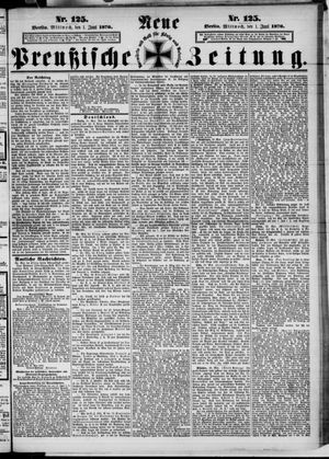 Neue preußische Zeitung vom 01.06.1870