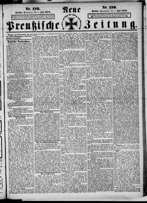 Neue preußische Zeitung vom 05.06.1870