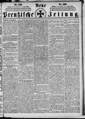 Neue preußische Zeitung vom 16.06.1870