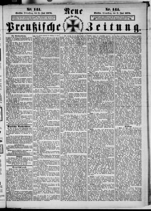 Neue preußische Zeitung on Jun 21, 1870