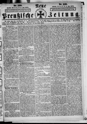 Neue preußische Zeitung vom 29.06.1870