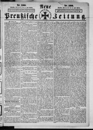 Neue preußische Zeitung vom 13.07.1870