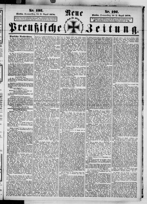 Neue preußische Zeitung vom 25.08.1870
