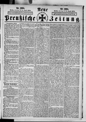 Neue preußische Zeitung vom 26.08.1870