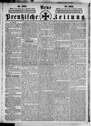 Neue preußische Zeitung vom 08.09.1870