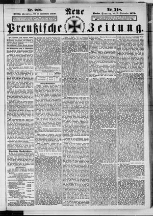 Neue preußische Zeitung vom 18.09.1870