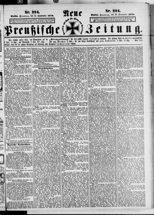 Neue preußische Zeitung vom 25.09.1870