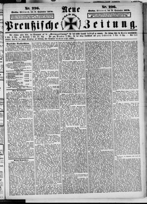 Neue preußische Zeitung vom 28.09.1870