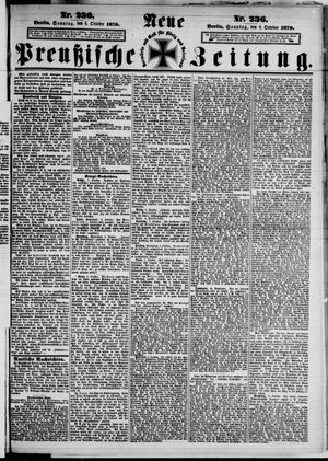 Neue preußische Zeitung vom 09.10.1870