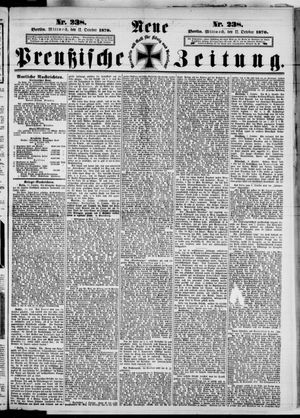 Neue preußische Zeitung vom 12.10.1870