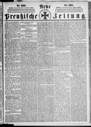 Neue preußische Zeitung vom 13.10.1870