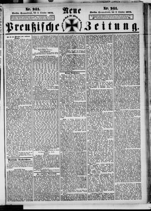 Neue preußische Zeitung vom 15.10.1870