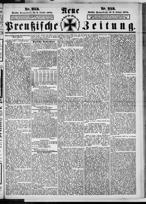 Neue preußische Zeitung vom 29.10.1870