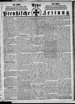 Neue preußische Zeitung vom 02.11.1870