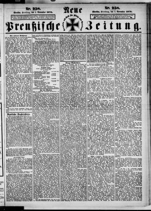 Neue preußische Zeitung vom 04.11.1870