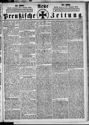 Neue preußische Zeitung vom 06.11.1870
