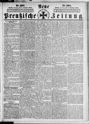Neue preußische Zeitung vom 11.11.1870