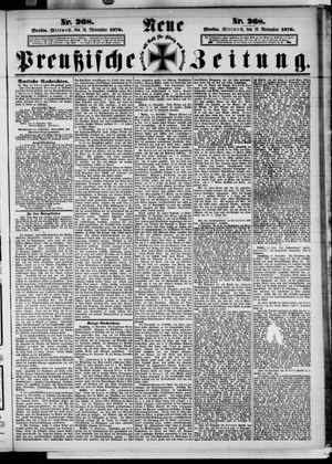 Neue preußische Zeitung vom 16.11.1870
