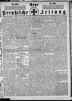 Neue preußische Zeitung vom 19.11.1870
