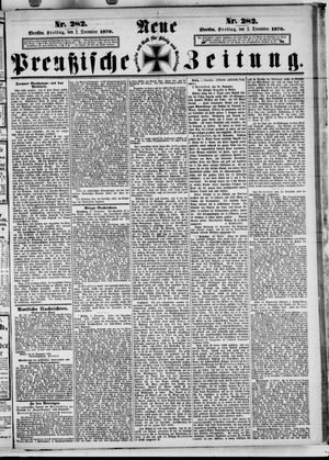 Neue preußische Zeitung vom 02.12.1870