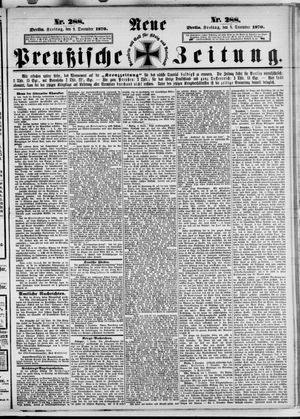 Neue preußische Zeitung vom 09.12.1870