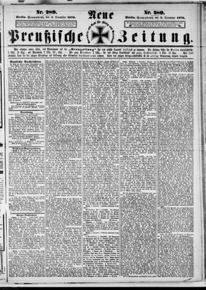 Neue preußische Zeitung vom 10.12.1870