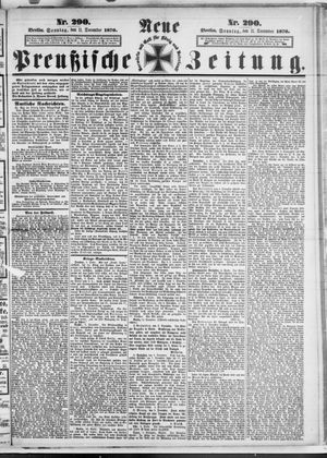 Neue preußische Zeitung vom 11.12.1870