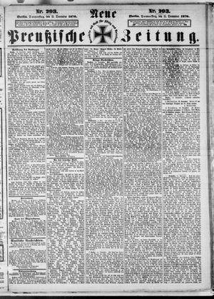 Neue preußische Zeitung vom 15.12.1870