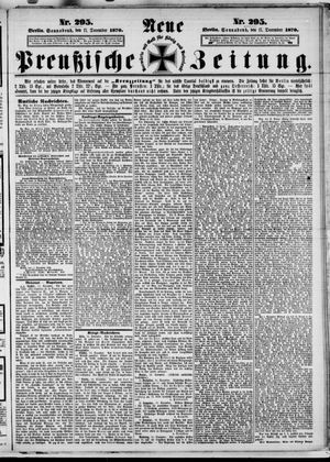 Neue preußische Zeitung vom 17.12.1870
