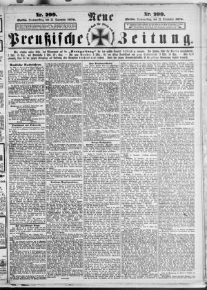Neue preußische Zeitung vom 22.12.1870