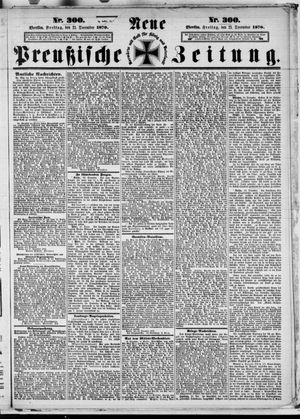 Neue preußische Zeitung vom 23.12.1870