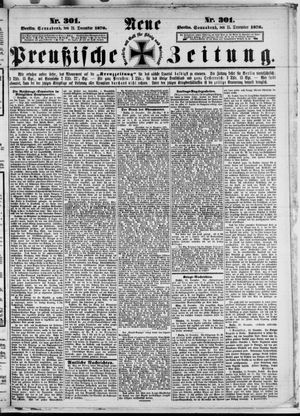 Neue preußische Zeitung vom 24.12.1870