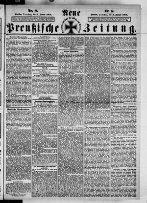 Neue preußische Zeitung vom 10.01.1871
