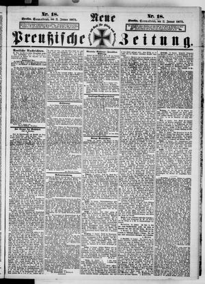 Neue preußische Zeitung vom 21.01.1871