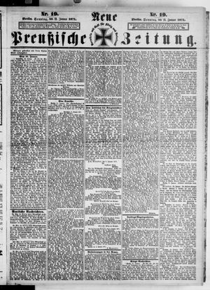 Neue preußische Zeitung vom 22.01.1871