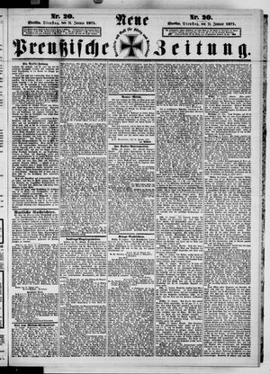 Neue preußische Zeitung vom 24.01.1871