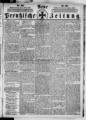 Neue preußische Zeitung on Feb 3, 1871