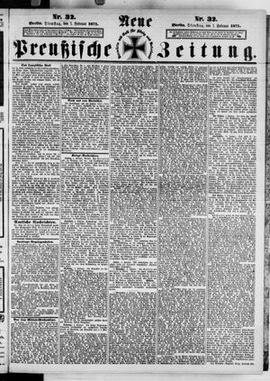 Neue preußische Zeitung on Feb 7, 1871