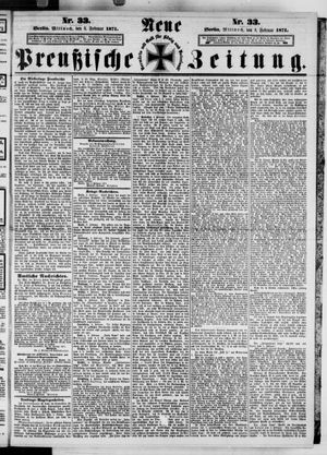 Neue preußische Zeitung on Feb 8, 1871