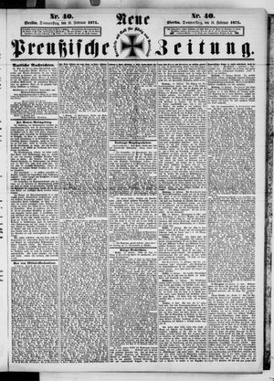 Neue preußische Zeitung vom 16.02.1871