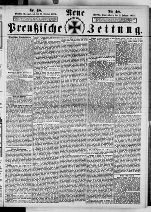 Neue preußische Zeitung vom 25.02.1871