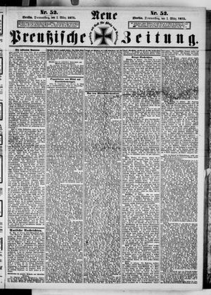 Neue preußische Zeitung on Mar 2, 1871