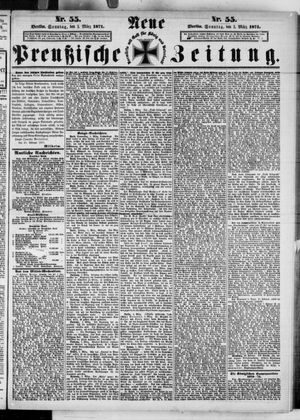 Neue preußische Zeitung vom 05.03.1871