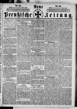 Neue preußische Zeitung vom 24.03.1871